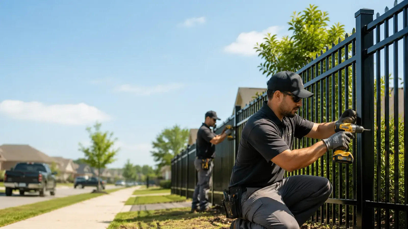 Metal Fence Installation in Byron, MN